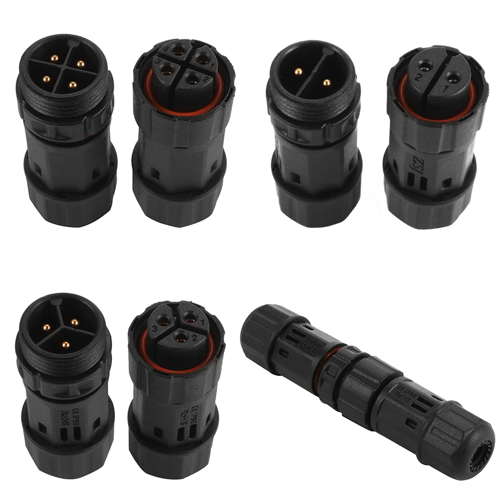 M19 Assembled Waterproof Electrical Cable Connector Plug Socket Connectors 2 3 4 Pins IP68 HT633-635
M19 Assembled Waterproof Electrical Cable Connector Plug Socket Connectors 2 3 4 Pins IP68 HT633-635