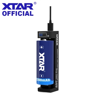 

2019 NEW XTAR ANT MC1 PLUS Tiny Display USB Charger for 10440 14500 16340 18700 26650 3.6V 3.7V Li-ion 18650 Batteries CHARGER