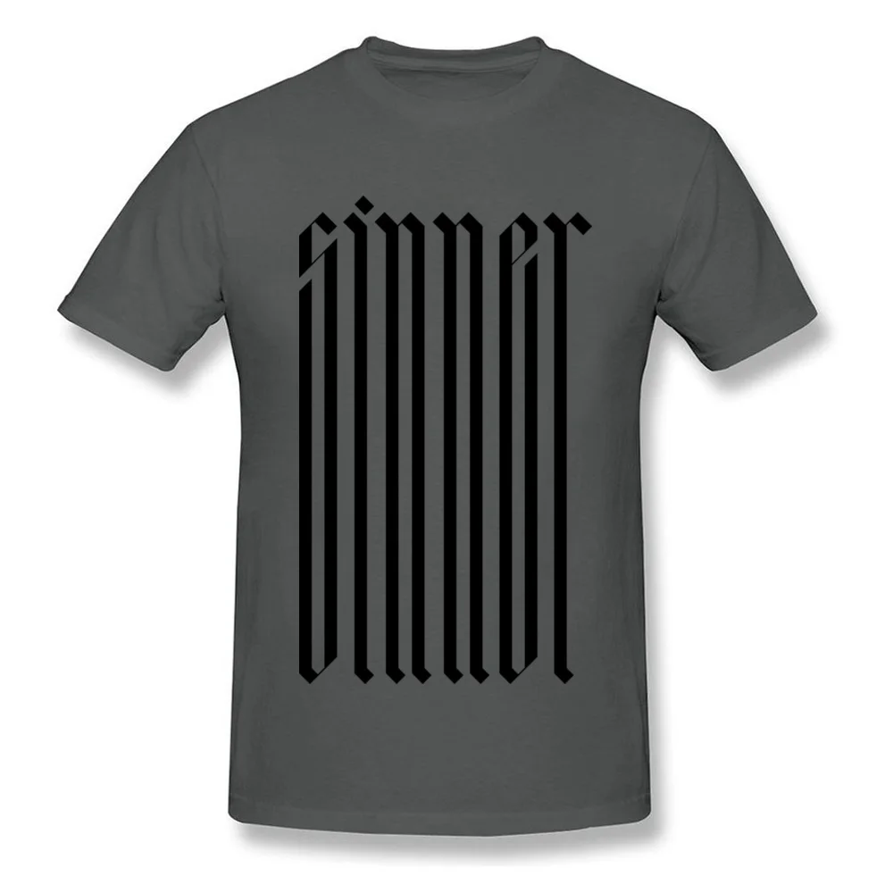 Tops T Shirt SINNER Lovers Day 2018 Fashion Leisure Short Sleeve 100% Cotton O-Neck Adult T-Shirt Leisure Clothing Shirt SINNER carbon