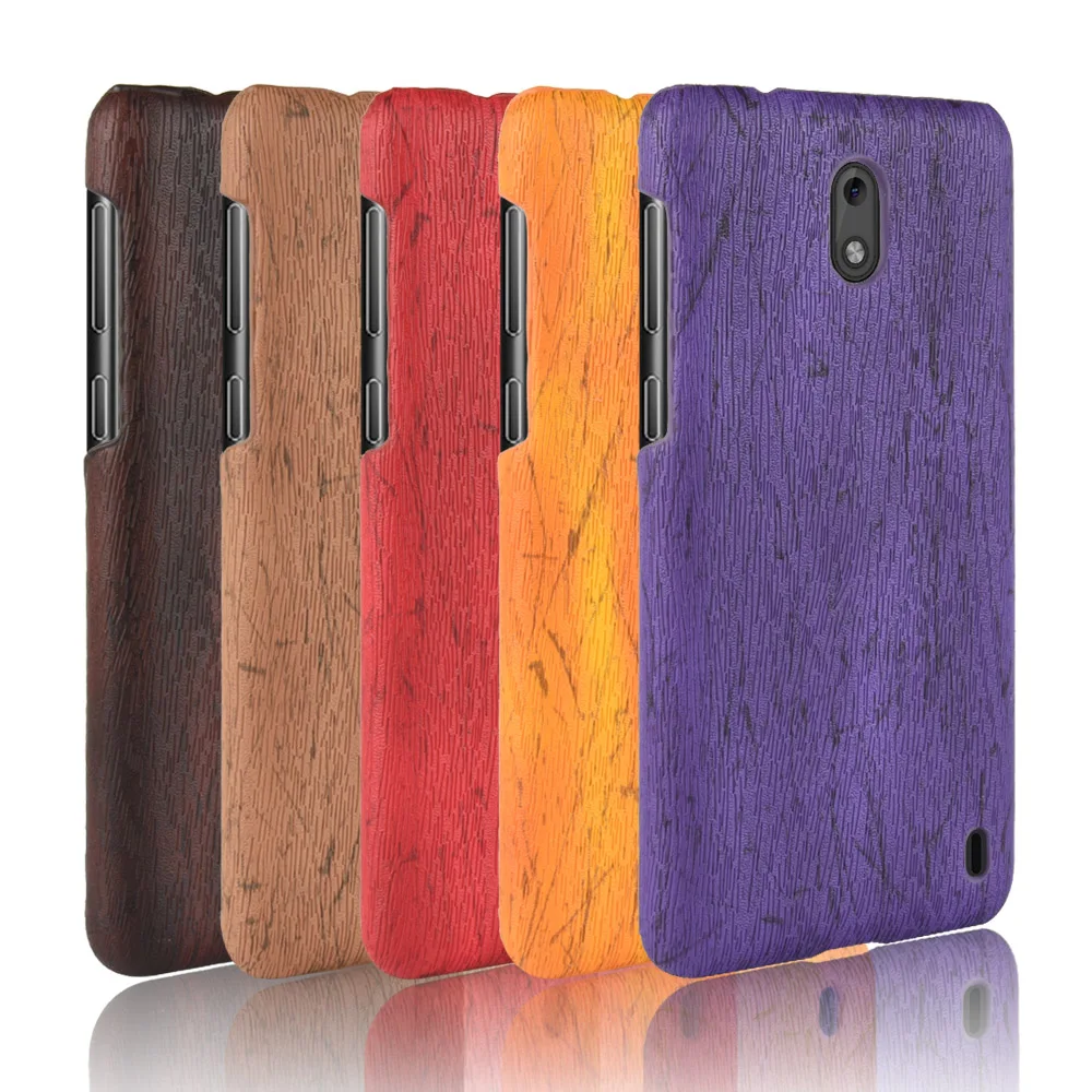 Деревянный картон для Nokia 2 Чехол кожи защитный Жесткий ПК и кожаный чехол |