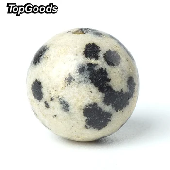TopGoods Natural Gemstone Beads Black Spotted Stone Loose Rosary Beads 4/6/8/10mm 15" Round Dalmation Stone For Bracelet Making
TopGoods Natural Gemstone Beads Black Spotted Stone Loose Rosary Beads 4/6/8/10mm 15" Round Dalmation Stone For Bracelet Making