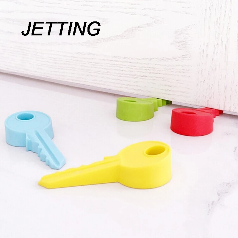 JETTING 1pcs Door Wedge Rubber Doorstops Stop Stopper Holder Random Color Key Shape Door Stop Safely For Kids
JETTING 1pcs Door Wedge Rubber Doorstops Stop Stopper Holder Random Color Key Shape Door Stop Safely For Kids