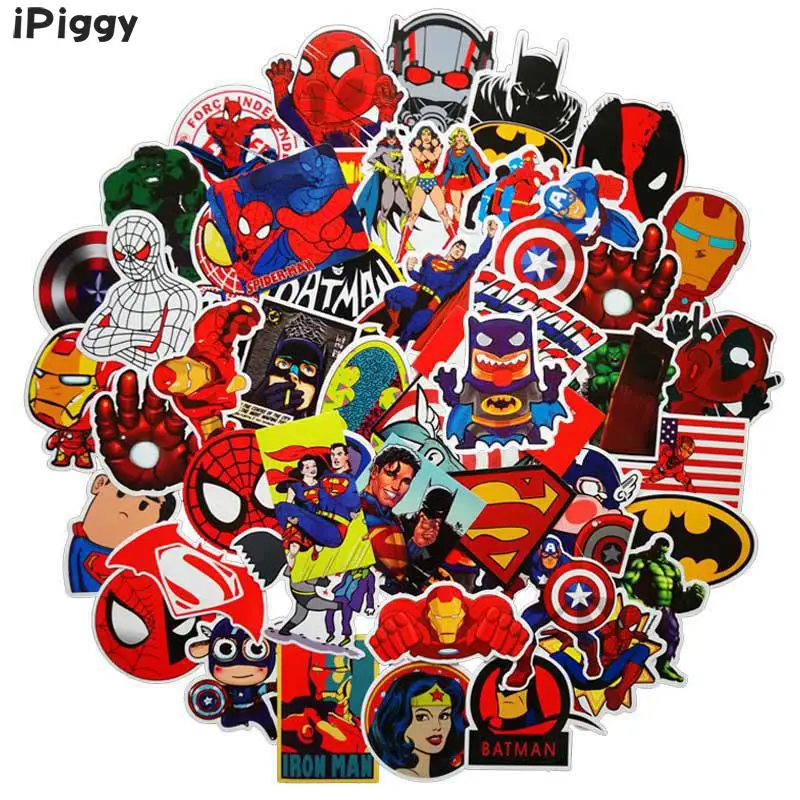 iPiggy 50 pcs Doodle Funny Stickers for Auto Laptop Trunk Superhero Stickers wallpaper Decal Motorcycle Fridge Skateboard
iPiggy 50 pcs Doodle Funny Stickers for Auto Laptop Trunk Superhero Stickers wallpaper Decal Motorcycle Fridge Skateboard