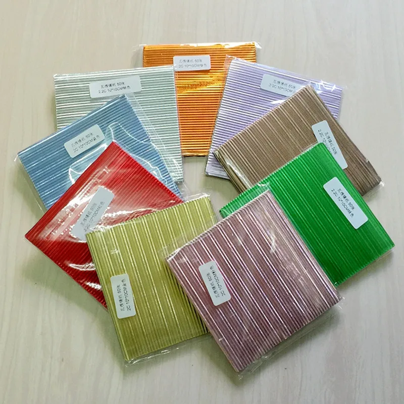 High Grade Corrugated Chocolate Package Paper Embossed Baking Food Wrapping Paper Ten Colours 10*10cm 150pcs per lot
High Grade Corrugated Chocolate Package Paper Embossed Baking Food Wrapping Paper Ten Colours 10*10cm 150pcs per lot