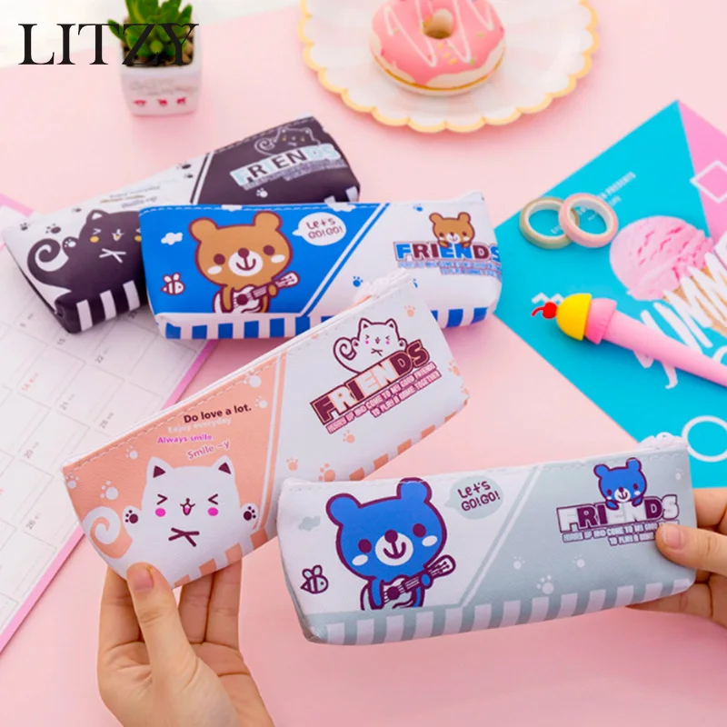 New Leather Animal Cat Dog Pencil Case School Pencil Cases for Girl Stationery Zipper Pencil Bag Estojo Escolar School Supplies
New Leather Animal Cat Dog Pencil Case School Pencil Cases for Girl Stationery Zipper Pencil Bag Estojo Escolar School Supplies
