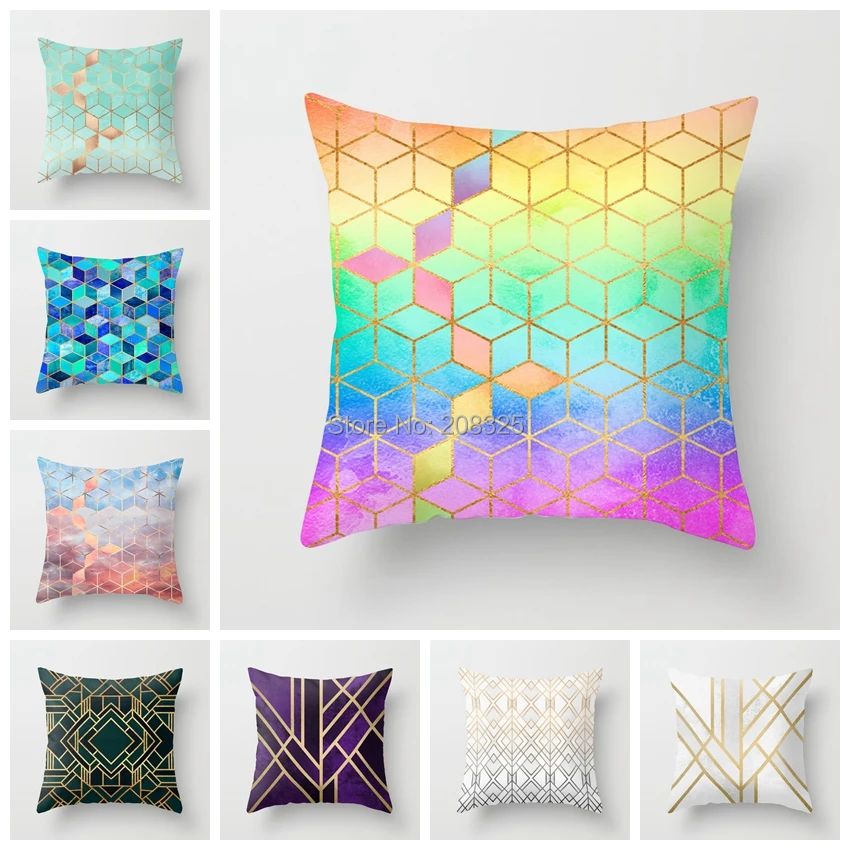 Geometric Pillow Case