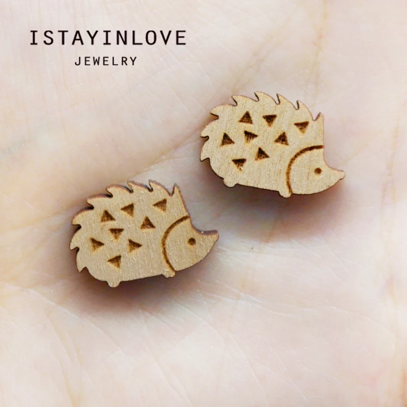 Handmade Jewelry Making Supplies Beads Cut Wooden Etched Animal Hedgehog Charm For DIY Necklace Earring Brooch Ring SWC01 4
Handmade Jewelry Making Supplies Beads Cut Wooden Etched Animal Hedgehog Charm For DIY Necklace Earring Brooch Ring SWC01 4