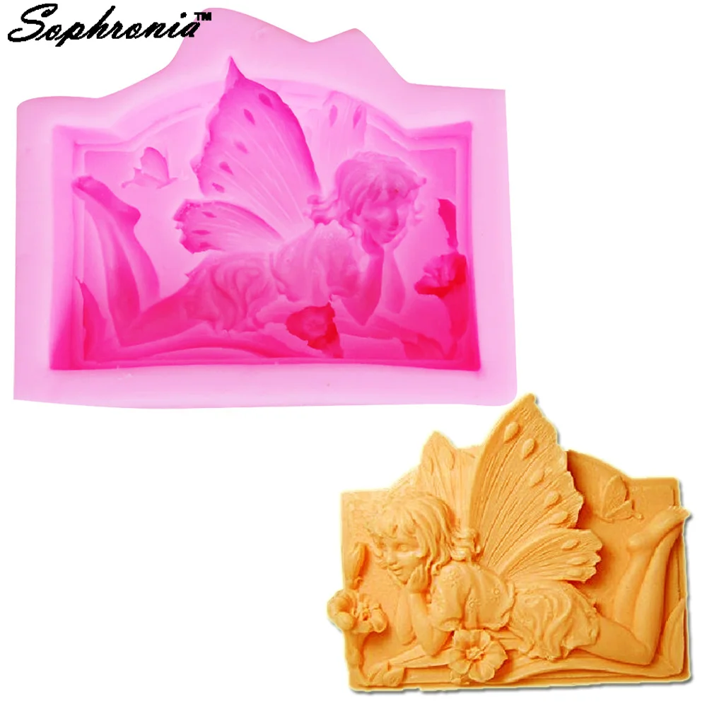 S012 Lovely Angel Girl Candle Moulds Soap Mold Kitchen-Baking Resin Silicone Form Home Decoration 3D DIY Clay Craft Wax-Making
S012 Lovely Angel Girl Candle Moulds Soap Mold Kitchen-Baking Resin Silicone Form Home Decoration 3D DIY Clay Craft Wax-Making