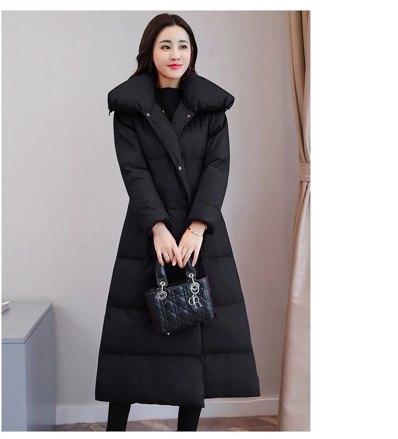 Women's coat New down jacket Long section large size Thick warm 2019 hot sale
Women's coat New down jacket Long section large size Thick warm 2019 hot sale