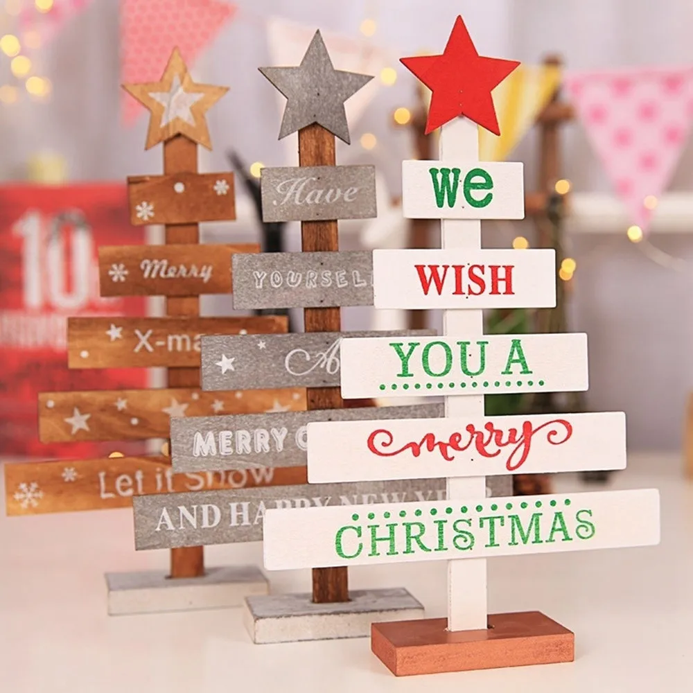 Mini Wooden Merry Christmas Tree Desk Table Decor Pendants Xmas Tree Ornaments Adornos De Navidad Kerst Decoratie Christmas Tree
Mini Wooden Merry Christmas Tree Desk Table Decor Pendants Xmas Tree Ornaments Adornos De Navidad Kerst Decoratie Christmas Tree