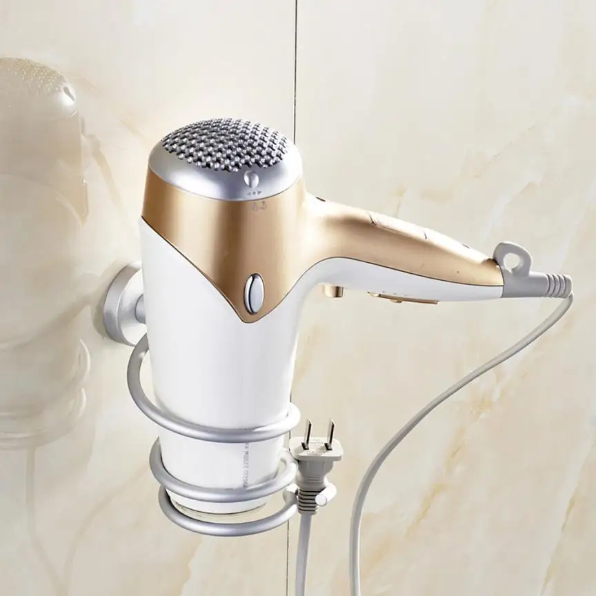 Bathroom Shelf Aluminum Wall mount Hair Dryer Holder Iron Straightener Hanging Rack Wall Shelf Home Hotel Bathroom Products
Bathroom Shelf Aluminum Wall mount Hair Dryer Holder Iron Straightener Hanging Rack Wall Shelf Home Hotel Bathroom Products