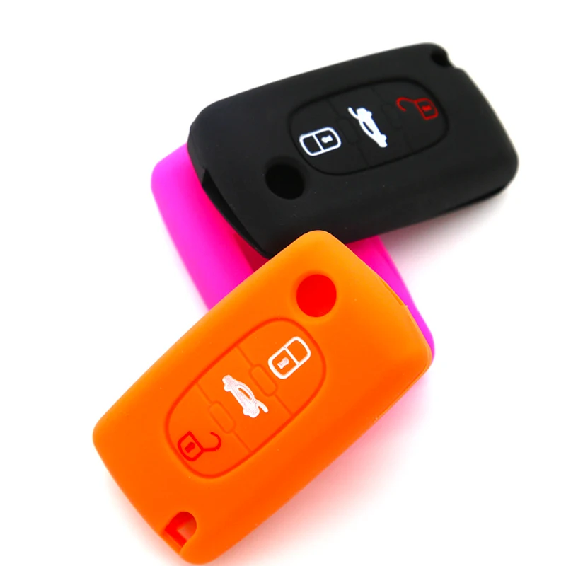 Dewtreetali Car Silicone Remote Key Fob Cover 3 Buttons Key Case For Peugeot 407 307 107 207 607 3008 308 RCZ 508
Dewtreetali Car Silicone Remote Key Fob Cover 3 Buttons Key Case For Peugeot 407 307 107 207 607 3008 308 RCZ 508