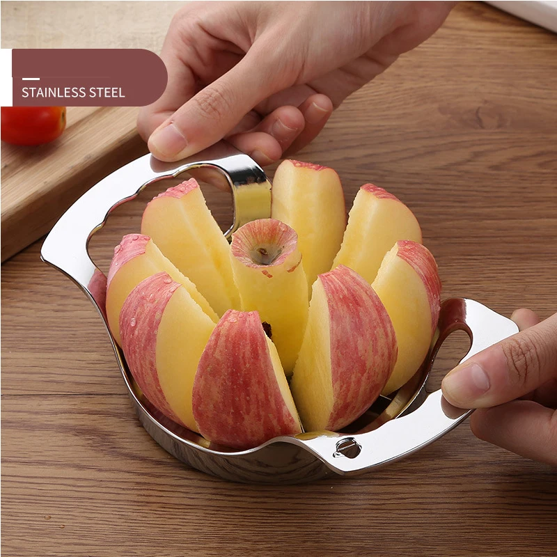 Apple Cutter Steel Slicer Vegetable Fruit Pear Peeler Divider Corer Dicing Apple Cutter Knife Kitchen Accessories
Apple Cutter Steel Slicer Vegetable Fruit Pear Peeler Divider Corer Dicing Apple Cutter Knife Kitchen Accessories