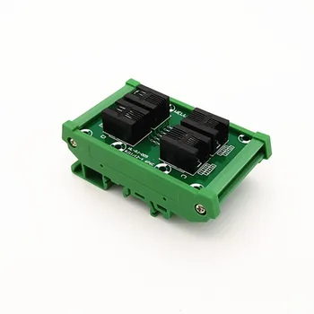 DIN Rail Mount RJ11/RJ12 6P6C Right Angle Jack 4-Way Breakout Board, Terminal Block, Connector.
DIN Rail Mount RJ11/RJ12 6P6C Right Angle Jack 4-Way Breakout Board, Terminal Block, Connector.