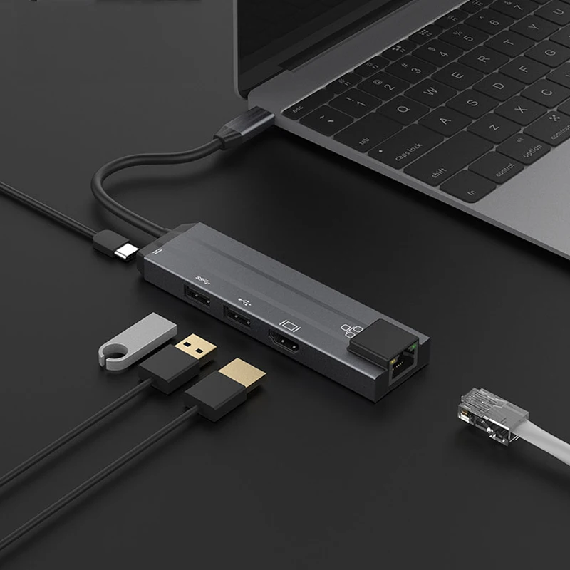 AIXXCO USB Type C to HDMI HUB RJ45 Thunderbolt 3 Adapter for MacBook Samsung Dex Galaxy S10/S9 USB-C Converter Thunderbolt HDMI
AIXXCO USB Type C to HDMI HUB RJ45 Thunderbolt 3 Adapter for MacBook Samsung Dex Galaxy S10/S9 USB-C Converter Thunderbolt HDMI