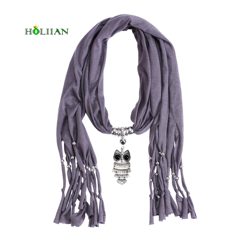 women winter grey collier scarf necklace&pendants owl bird animal vintage maxi choker soild color black jewelry new fall | Украшения и