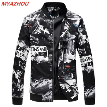 MYAZHOU large size 6XL Japanese hip hop bomber jacket male 2019 fashion personality printing men's street casual jacket coat men
MYAZHOU large size 6XL Japanese hip hop bomber jacket male 2019 fashion personality printing men's street casual jacket coat men