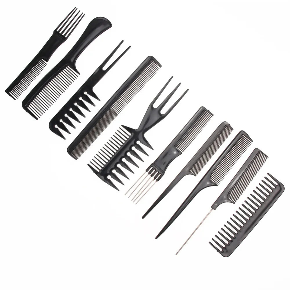 10pcs Professional Hair Combs Kits Salon Barber Comb Brushes Anti-static Hairbrush Hair Care Styling Tools Set kit
10pcs Professional Hair Combs Kits Salon Barber Comb Brushes Anti-static Hairbrush Hair Care Styling Tools Set kit
