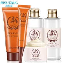 BISUTANG Horse Oil Essence Skin Care Set Oil Control Face Cleanser Moisturizing Whitening Toner Face Cream Serum Eye Cream
BISUTANG Horse Oil Essence Skin Care Set Oil Control Face Cleanser Moisturizing Whitening Toner Face Cream Serum Eye Cream