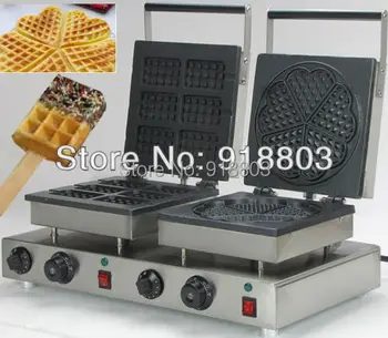 Free Shipping to USA/Canada/Japan Doulbe-Head 110v Electric Square Waffeleisen + Heart Shape Waffle Maker Machine Baker
Free Shipping to USA/Canada/Japan Doulbe-Head 110v Electric Square Waffeleisen + Heart Shape Waffle Maker Machine Baker
