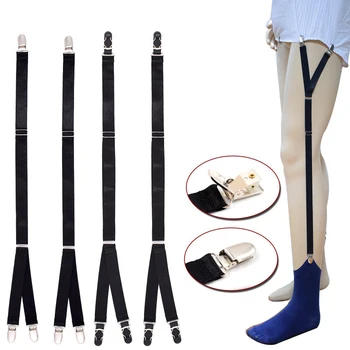 Helisopus 1 Pair Men's Shirts Suspenders Elastic Adjustable Buckle Fastener Garters Men Shirt Holders Socks Garters
Helisopus 1 Pair Men's Shirts Suspenders Elastic Adjustable Buckle Fastener Garters Men Shirt Holders Socks Garters