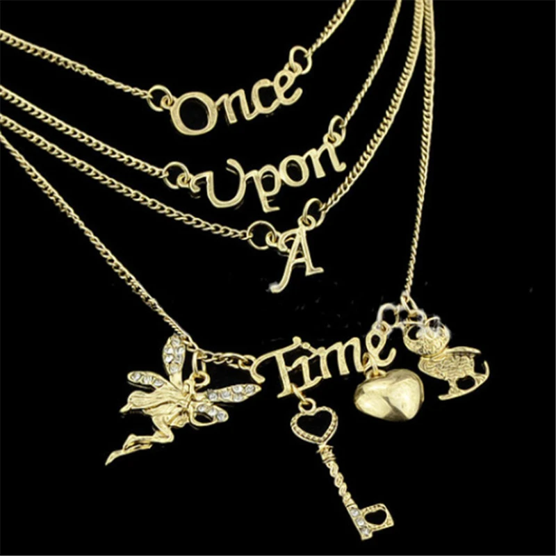 ZOSHI Multi Layer Maxi Necklace Golden Plated 2018 New Design Fashion Once Upon A Time chain Necklaces & Pendants Women Jewelry
ZOSHI Multi Layer Maxi Necklace Golden Plated 2018 New Design Fashion Once Upon A Time chain Necklaces & Pendants Women Jewelry