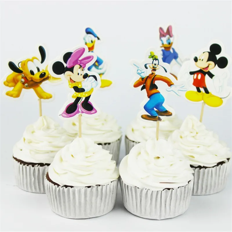 720pcs Cartoon Dog Mickey Mouse Minnie Cupcake Toppers pick Party Supplies Kids Birthday Party wedding cake flag Decorations
720pcs Cartoon Dog Mickey Mouse Minnie Cupcake Toppers pick Party Supplies Kids Birthday Party wedding cake flag Decorations