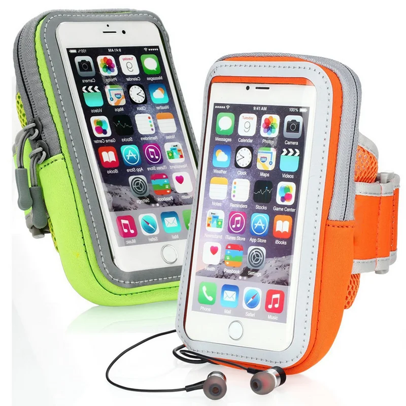 

5.5 inch Mobile Phone Cases Sport Armband Arm Band Belt Cover Running GYM Bag Case For iPhone 6 7 6S PLUS 5.5"