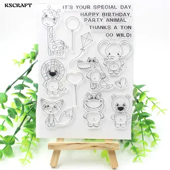 KSCRAFT Wild Animals Transparent Clear Silicone Stamp/Seal for DIY scrapbooking/photo album Decorative clear stamp sheets 102
KSCRAFT Wild Animals Transparent Clear Silicone Stamp/Seal for DIY scrapbooking/photo album Decorative clear stamp sheets 102