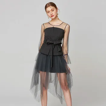 2019 Dress Sexy Celebrity Bow Full See-Through Women Mesh Patchwork Night Club O Neck Bandage Body con Party Dresses Wholesale
2019 Dress Sexy Celebrity Bow Full See-Through Women Mesh Patchwork Night Club O Neck Bandage Body con Party Dresses Wholesale