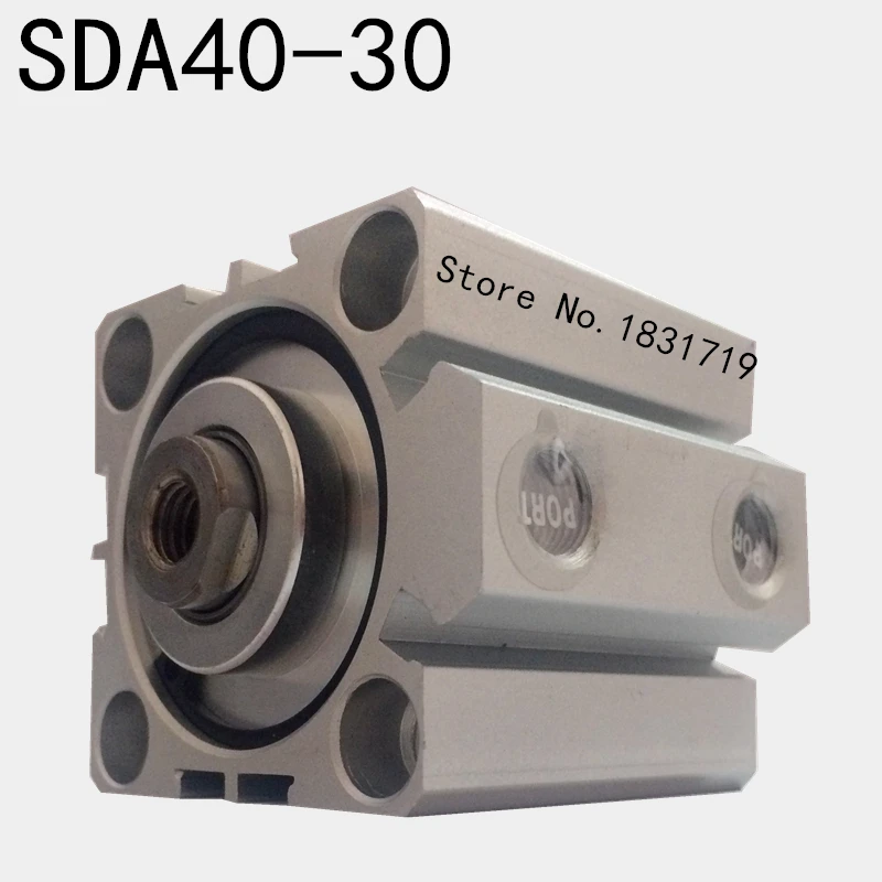 SDA40-30 thin cylinder Series 40mm Bore 30mm Stroke SDA40*30 Aluminium alloy cylinder SDA40X30
SDA40-30 thin cylinder Series 40mm Bore 30mm Stroke SDA40*30 Aluminium alloy cylinder SDA40X30