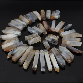 15.5"strand Long Size Raw Landscape Ag ate Slice Top Drilled Point Beads,Natural Gems Slab Stick Pendant Nacklace Beads Jewelry
15.5"strand Long Size Raw Landscape Ag ate Slice Top Drilled Point Beads,Natural Gems Slab Stick Pendant Nacklace Beads Jewelry