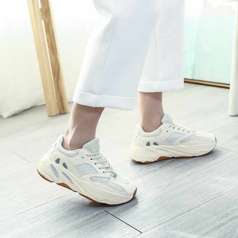2019 Spring Reflective Chunky Sneakers Women Thick Sole Platform Shoes Harajuku Dad Shoes Fashion Tenis Female Mesh Sneakers
2019 Spring Reflective Chunky Sneakers Women Thick Sole Platform Shoes Harajuku Dad Shoes Fashion Tenis Female Mesh Sneakers