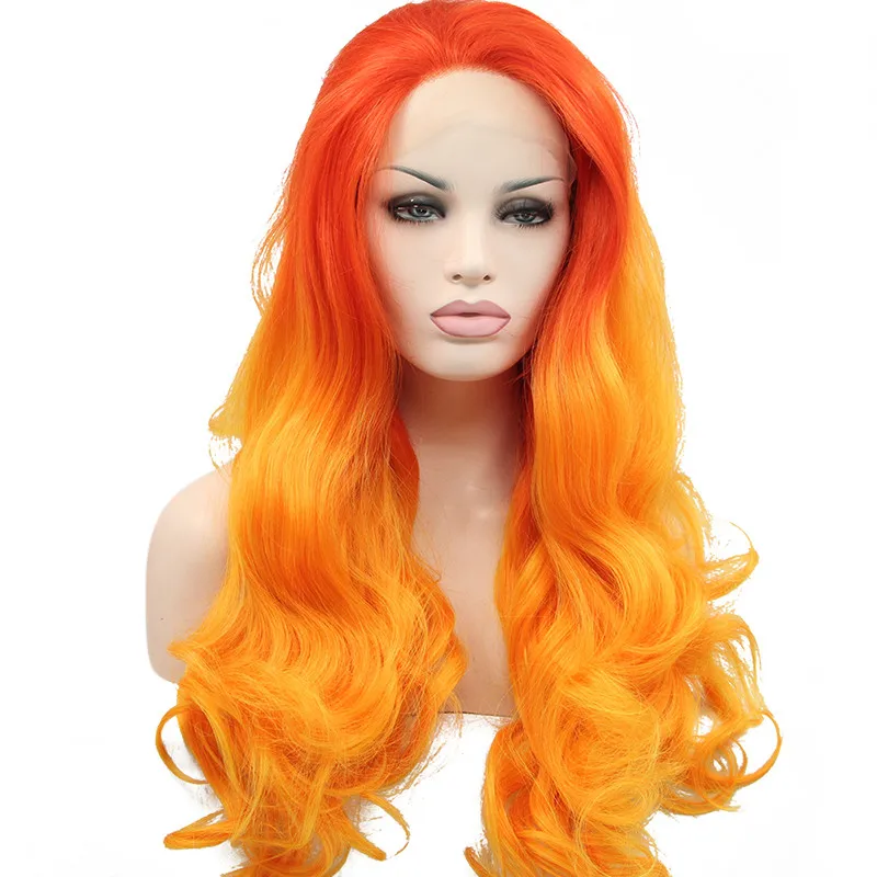 Sylvia Natural Wave Wig Ombre Orange Synthetic Lace Front Wigs Long Hair Heat Resistant Fiber Hair For Women
Sylvia Natural Wave Wig Ombre Orange Synthetic Lace Front Wigs Long Hair Heat Resistant Fiber Hair For Women