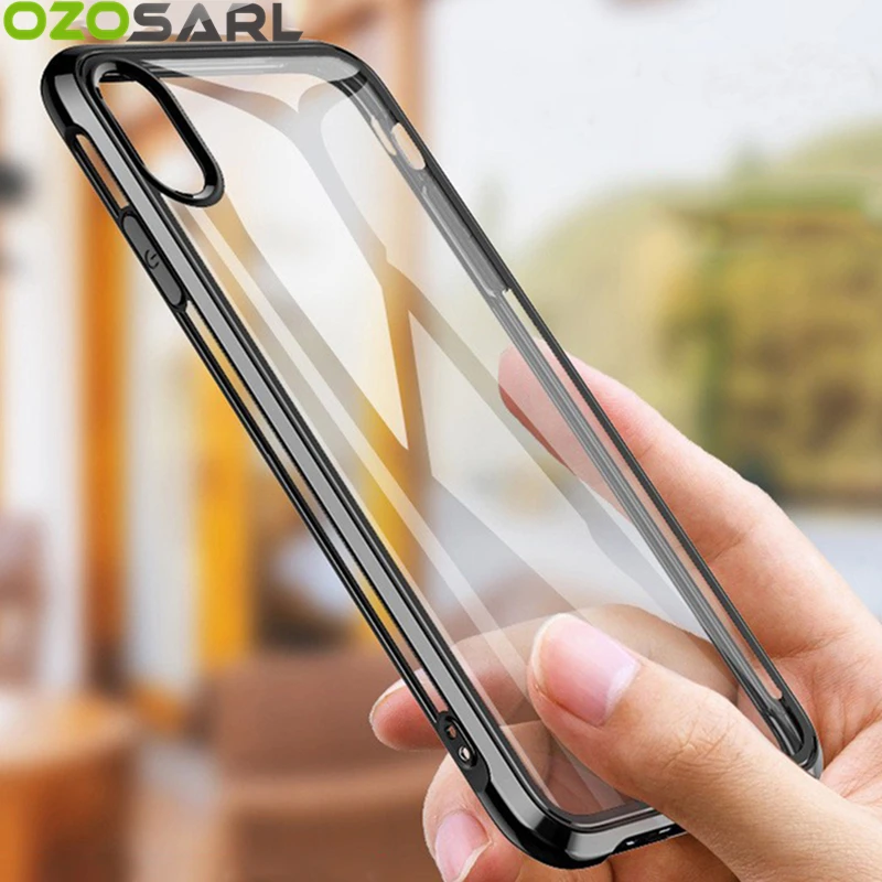 for iPhone XR Case Electroplate Bumper Transparent Soft TPU Case for iPhone 7 8 Plus Xs Max Shockproof for iPhone X XS Case
for iPhone XR Case Electroplate Bumper Transparent Soft TPU Case for iPhone 7 8 Plus Xs Max Shockproof for iPhone X XS Case