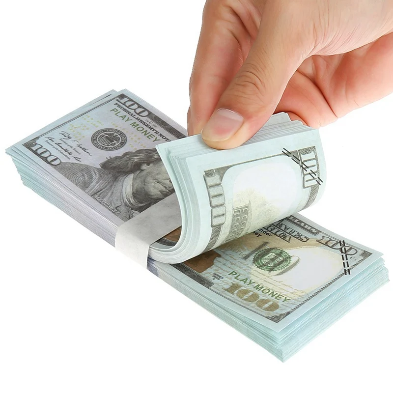 Magic Tricks 100 PCS USD Paper Dollars Money Party Wedding Decoration Funny Gadgets Interesting Toys For Children Birthday Gift
Magic Tricks 100 PCS USD Paper Dollars Money Party Wedding Decoration Funny Gadgets Interesting Toys For Children Birthday Gift