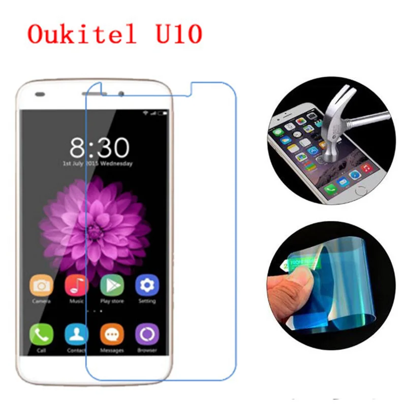 3 шт. протектор экрана для Oukitel U10 закаленное стекло премиум-класса мягкая