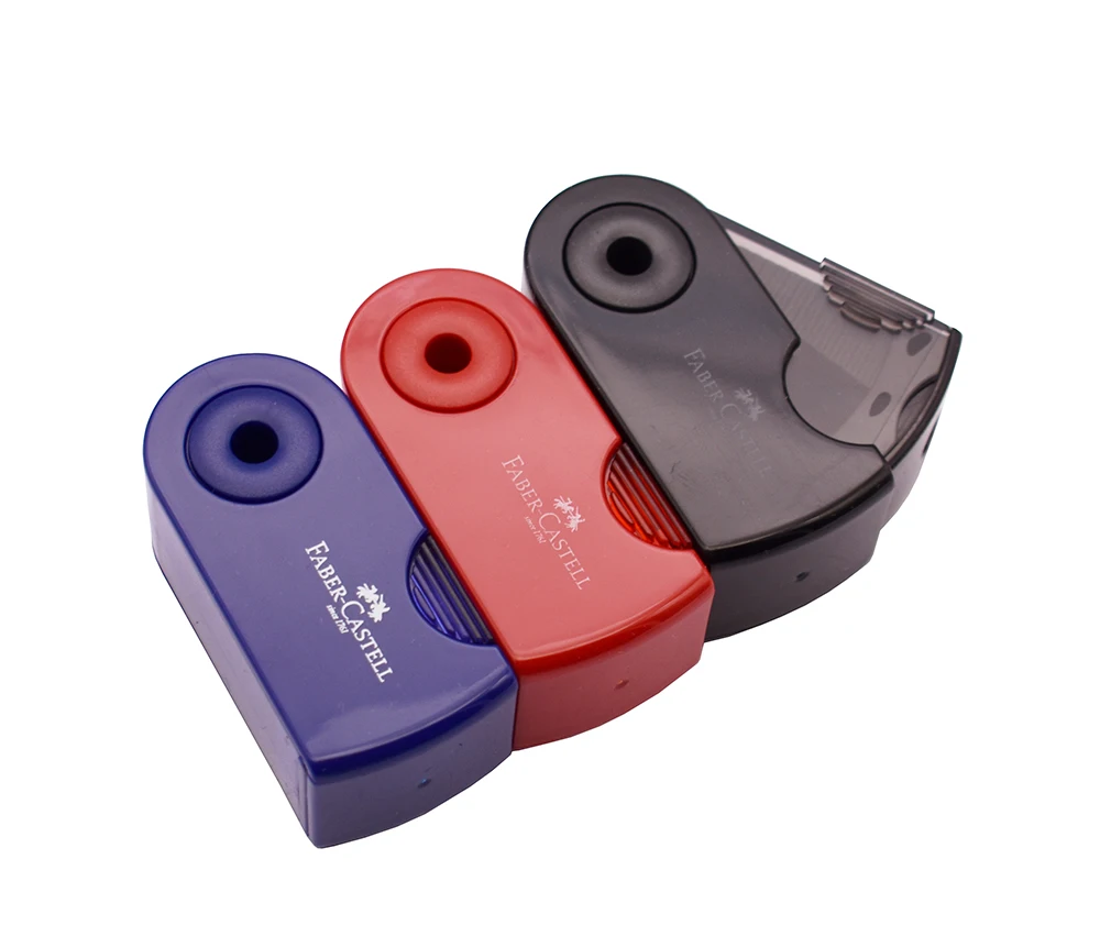 Wholesale 3PCS FABER-CASTELL Pencil Sharpener Set Push-Creative Single Hole Black Red Blue 3 Colors Art School Office Stationery
Wholesale 3PCS FABER-CASTELL Pencil Sharpener Set Push-Creative Single Hole Black Red Blue 3 Colors Art School Office Stationery
