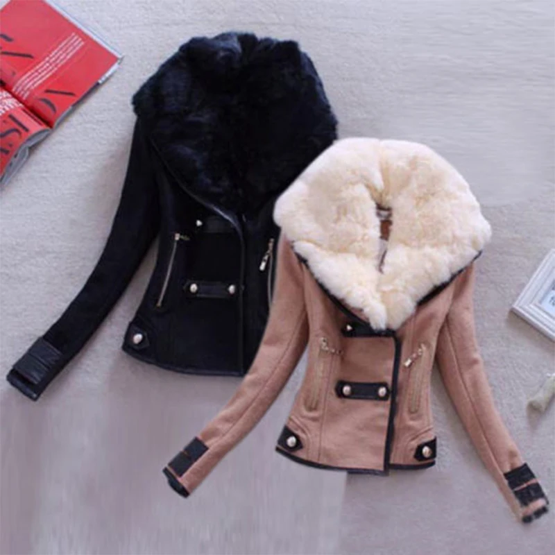 Special Offer Fashion Womens Slim Fit Fur Collar Coat Short Jacket Winter Warm Tops Outerwear
Special Offer Fashion Womens Slim Fit Fur Collar Coat Short Jacket Winter Warm Tops Outerwear