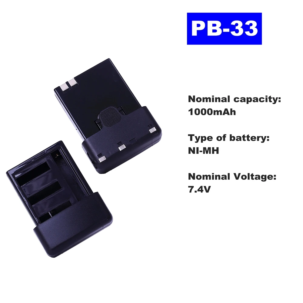 7.4V 1000mAh LI-ION Radio Battery PB-33 For Kenwood Walkie Talkie TK-208/308 TH-22AT/42AT/79A Two Way Radio
7.4V 1000mAh LI-ION Radio Battery PB-33 For Kenwood Walkie Talkie TK-208/308 TH-22AT/42AT/79A Two Way Radio