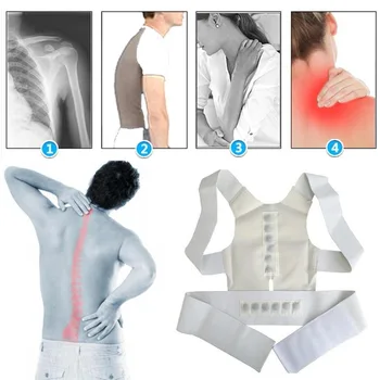 Women Back Posture Corrector Corset Back Support Upper Back Shoulder Posture Correction Magnetic Therapy Free Shipping B001
Women Back Posture Corrector Corset Back Support Upper Back Shoulder Posture Correction Magnetic Therapy Free Shipping B001