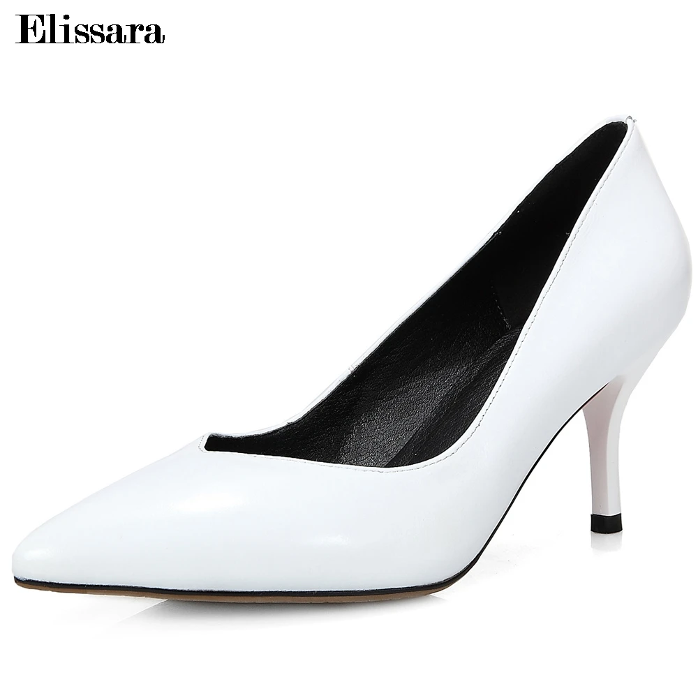 Women's Genuine Leather High Heels Wedding Bridal Shoes for Women White Valentines Pumps Party Shoes Plus Size 33-43 Elissara
Women's Genuine Leather High Heels Wedding Bridal Shoes for Women White Valentines Pumps Party Shoes Plus Size 33-43 Elissara