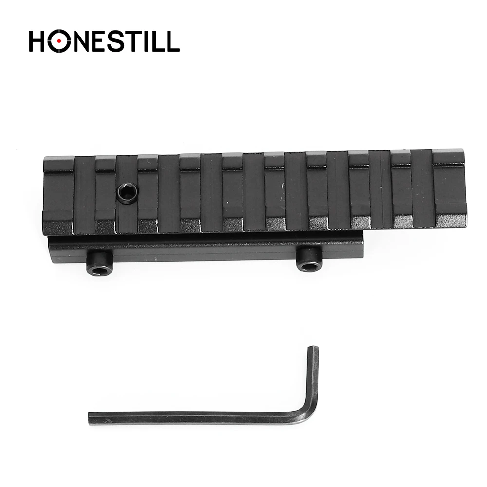 Low Profile Dovetail Rail Adapter Extend 11mm to 20mm Rail Set Base 9 slots Weaver Picatinny Scope Mount Riflescope Sight Ra
Low Profile Dovetail Rail Adapter Extend 11mm to 20mm Rail Set Base 9 slots Weaver Picatinny Scope Mount Riflescope Sight Ra