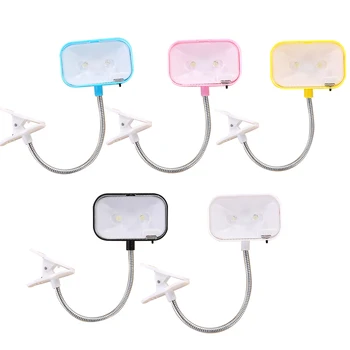 1pc Originality Clip-on LED Reading Light LED Book Lamp 5 Colors Eye Protection Flexible Night Book Light For Readers
1pc Originality Clip-on LED Reading Light LED Book Lamp 5 Colors Eye Protection Flexible Night Book Light For Readers
