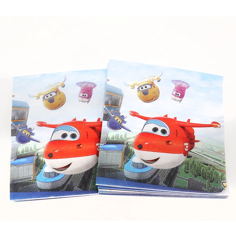 20pcs/lot Super Wings theme napkins Super Wings birthday party supplies baby shower decoration Super Wings disposable napkins
20pcs/lot Super Wings theme napkins Super Wings birthday party supplies baby shower decoration Super Wings disposable napkins