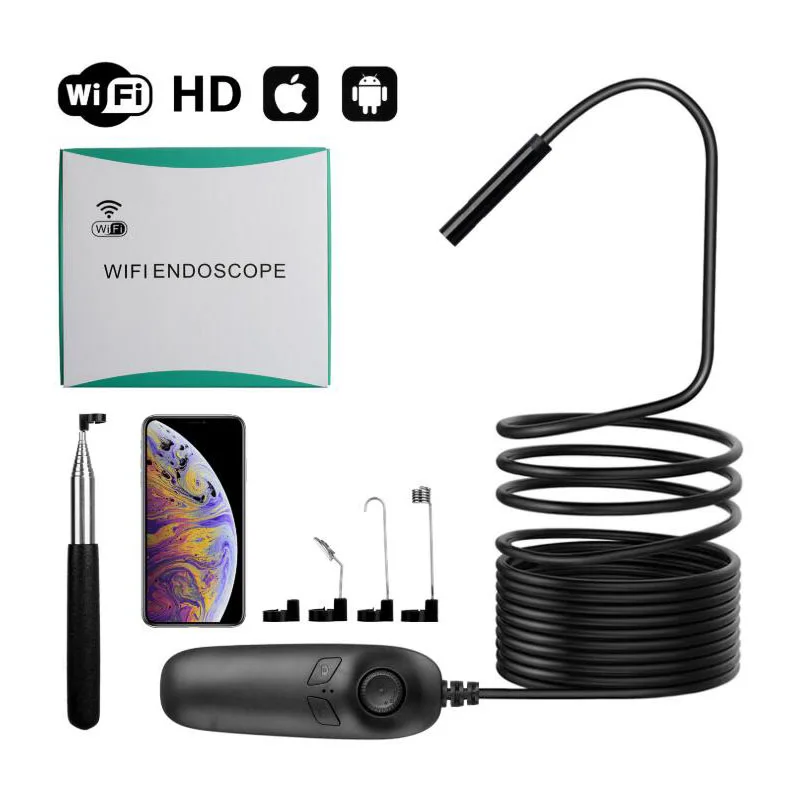 HD1200P Wireless Endoscope 900mAh Wifi USB Endoscope IP67 Waterproof Detection Camera Industrial Inspection Endoscope Hard Cable
HD1200P Wireless Endoscope 900mAh Wifi USB Endoscope IP67 Waterproof Detection Camera Industrial Inspection Endoscope Hard Cable