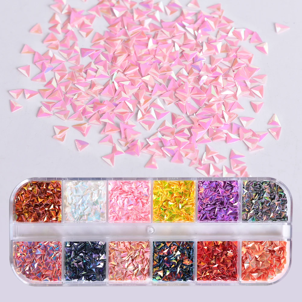 1 Set Holographic Nail Glitter Triangle Shape 3D Nail Art Decoration Sequins Tips Mixed Color Laser DIY Nail Beauty Tips SA646-1
1 Set Holographic Nail Glitter Triangle Shape 3D Nail Art Decoration Sequins Tips Mixed Color Laser DIY Nail Beauty Tips SA646-1