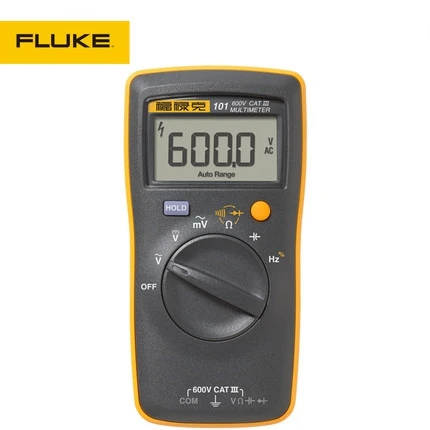 Fluke 101 Auto Range Digital Multimeter for AC/DC Voltage,Resistance,Capacitance and Frequency Measurement
Fluke 101 Auto Range Digital Multimeter for AC/DC Voltage,Resistance,Capacitance and Frequency Measurement