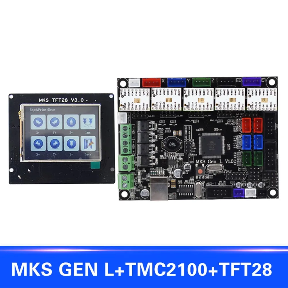 For MKS GEN L Compatible with TFT28 LCD Display Support TMC2100 Motor Driver 3D Print Kits XXM8
For MKS GEN L Compatible with TFT28 LCD Display Support TMC2100 Motor Driver 3D Print Kits XXM8
