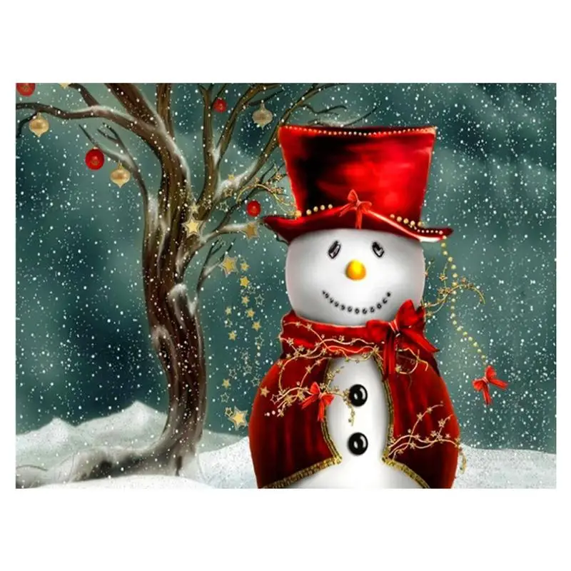 Snowman Santa Claus 5D DIY Full Drill Round Diamond Painting Embroidery Kits Needlework Set 30x40cm
Snowman Santa Claus 5D DIY Full Drill Round Diamond Painting Embroidery Kits Needlework Set 30x40cm